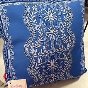 Brand new Lilly Pulitzer indoor/outdoor pillow
